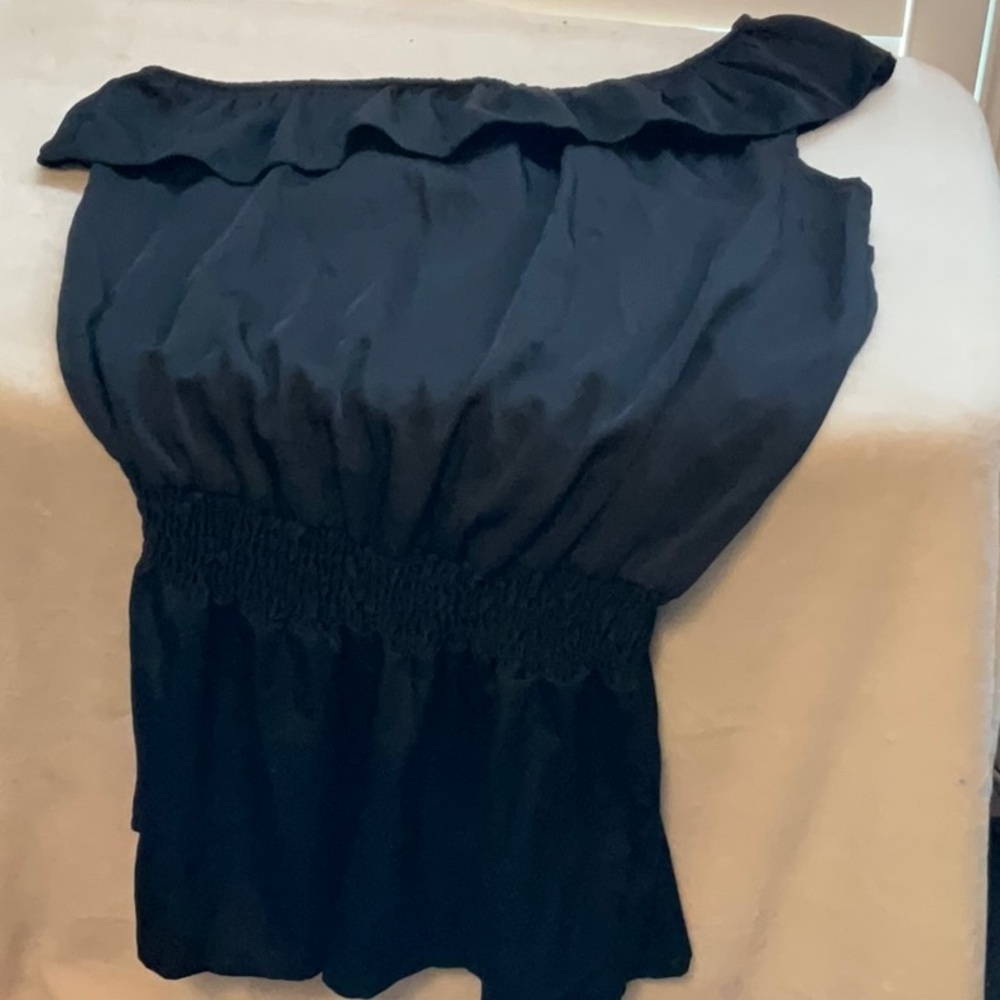 Soulmates Black Ruffled Smocked Jumpsuit